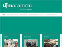 Tablet Screenshot of lijmacademie.nl